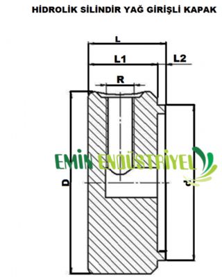 Hidrolik Silindir Alt Kapak